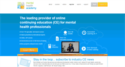 Desktop Screenshot of mentalhealthacademy.net